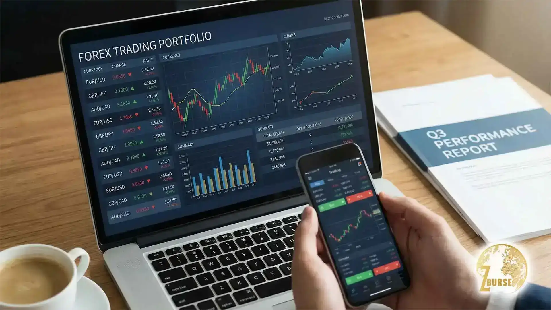 تصویری از سبد معاملاتی در فارکس و اهمیت آن