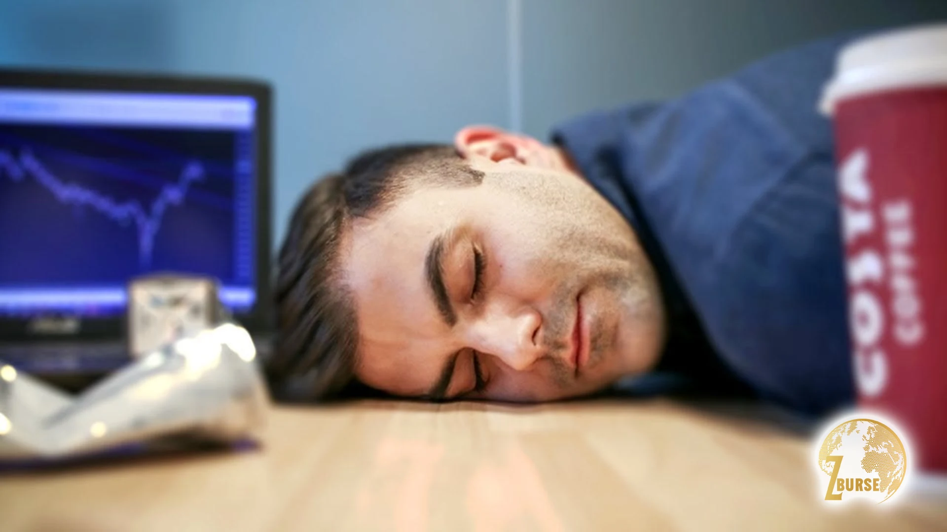 تصویری از نداشتن خواب نامناسب و تاثیر آن روی معاملات