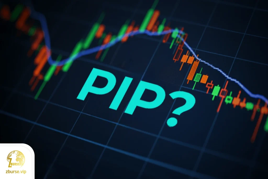 عکس نمادین pip پیپ در بازار های مالی