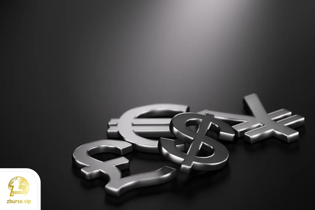 تصویری از ارزهای مهم جهانی برای بررسی تاثیر بانک‌های مرکزی بر فارکس