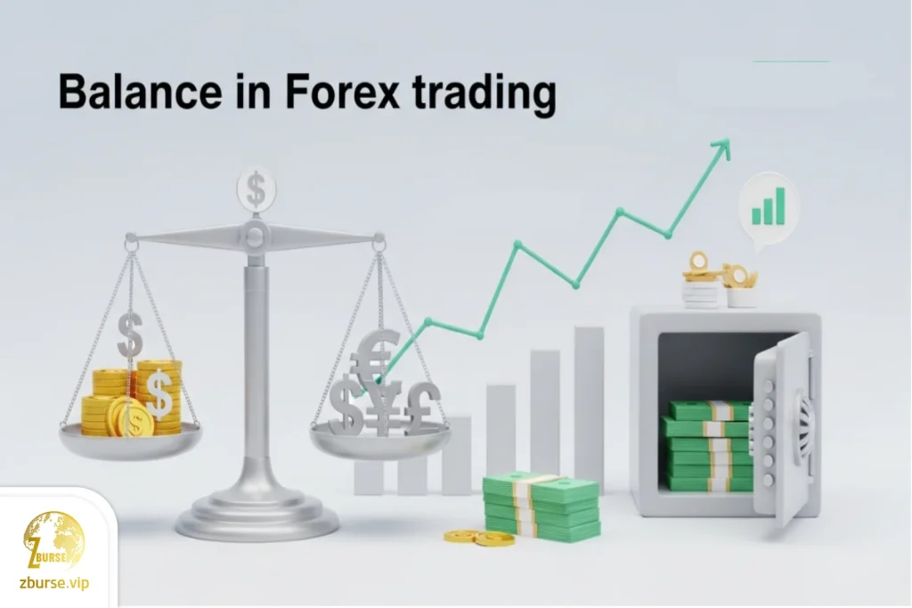 تصویری از مفهوم بالانس و مدیریت آن در فارکس
