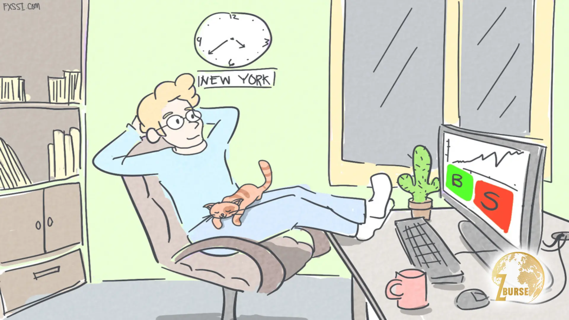 تصویری از تریدر پاره وقت در فارکس